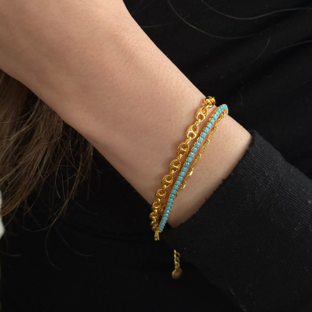 Turquoise Tennis Bracelet