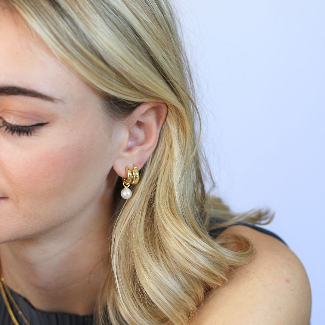 Boucles d'oreilles pendantes en zircone transparente taille baguette 10 mm