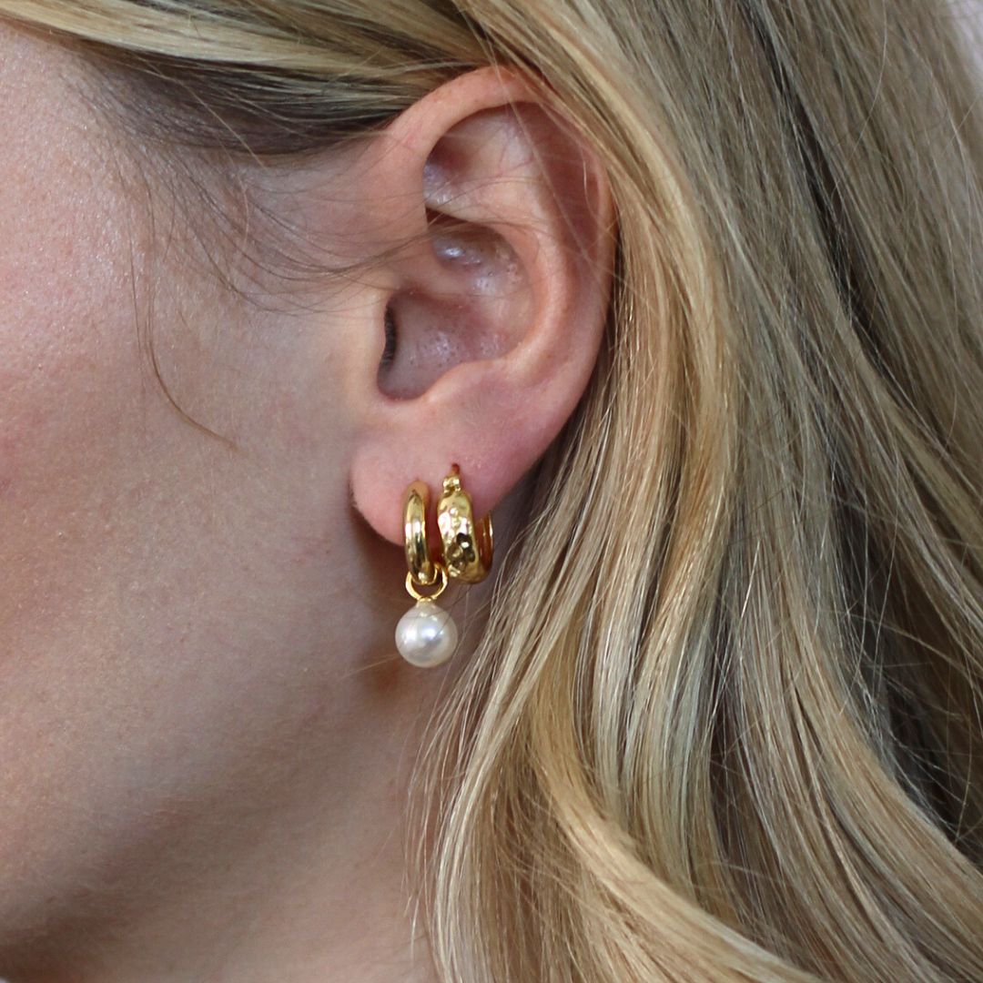 Boucles d'oreilles pendantes en zircone transparente taille baguette 10 mm