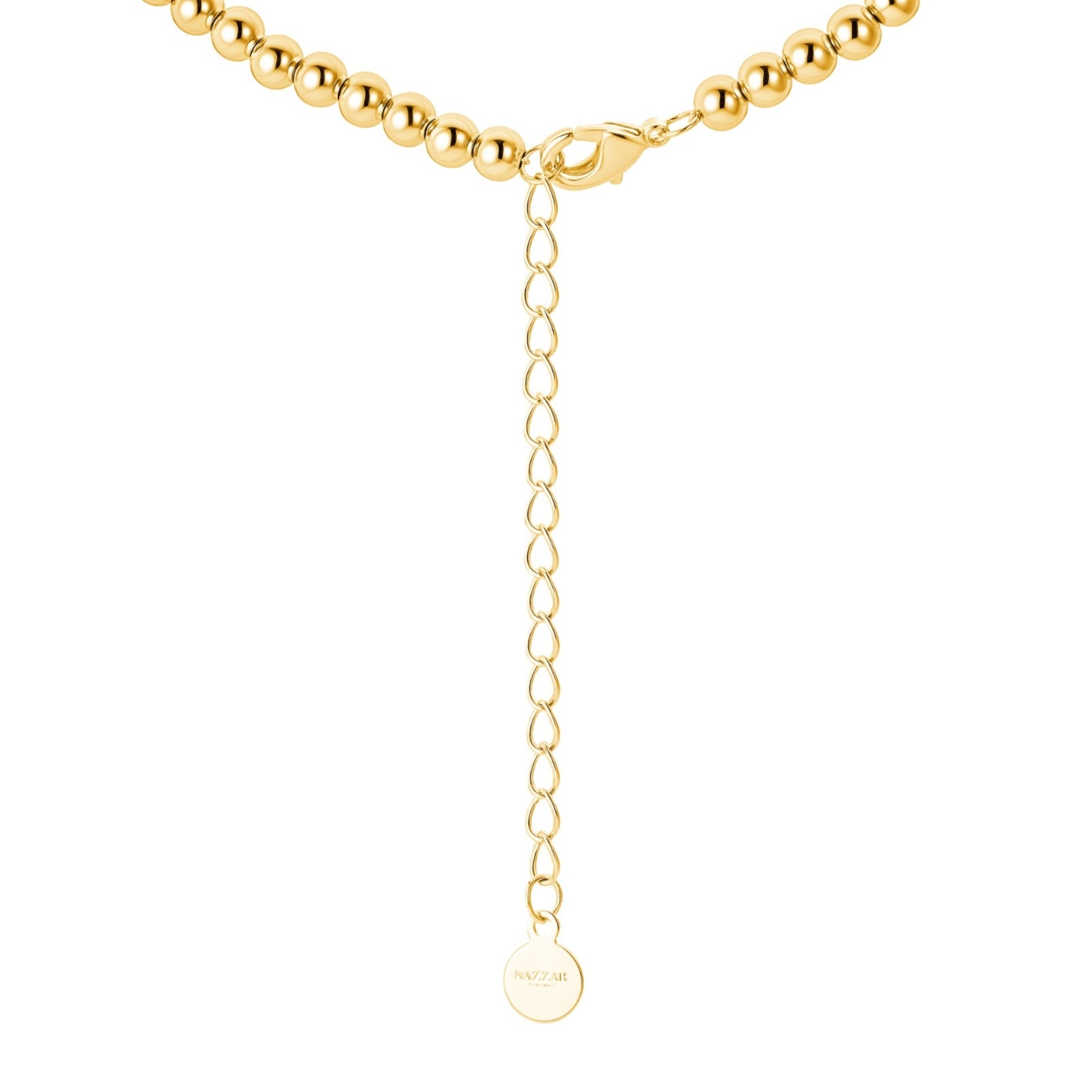 Sphere Beaded Necklace / Gold