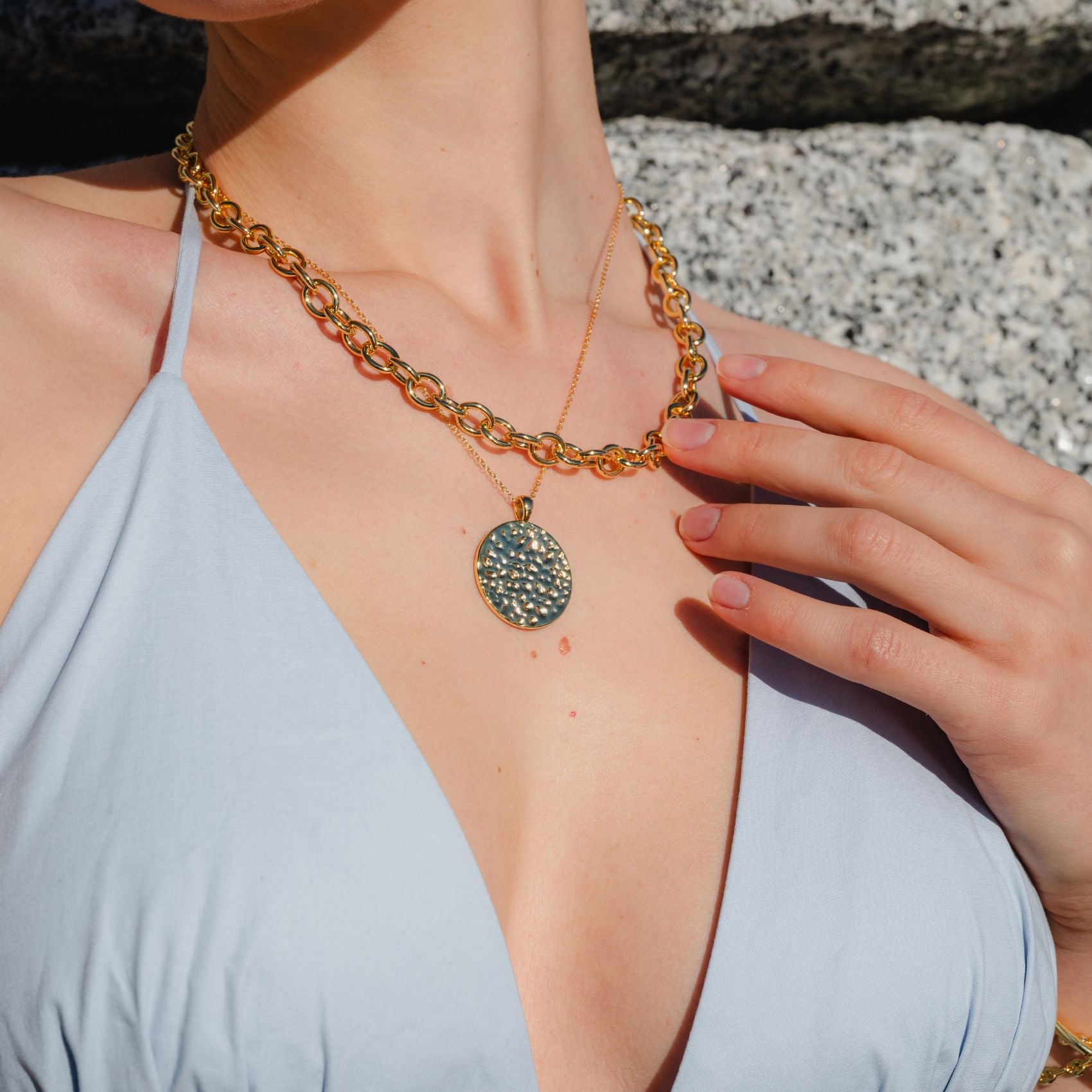 Oval Cable Chain Necklace