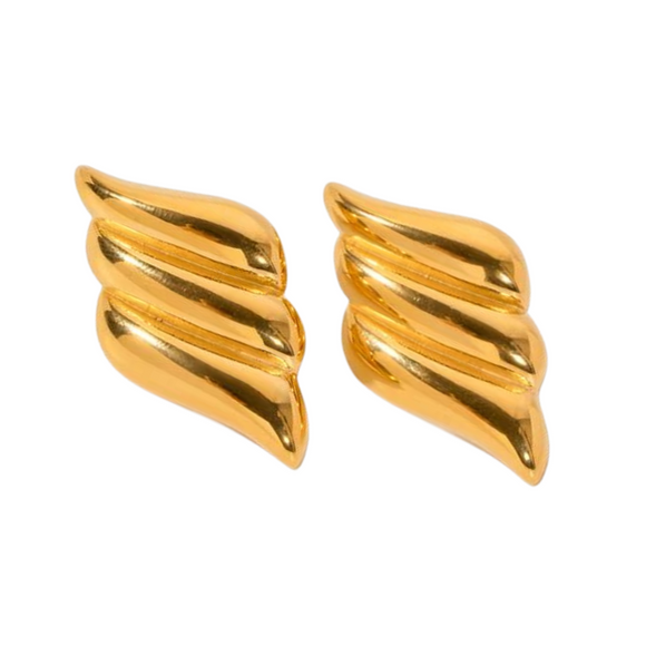 Vintage Inspired Gold Earrings