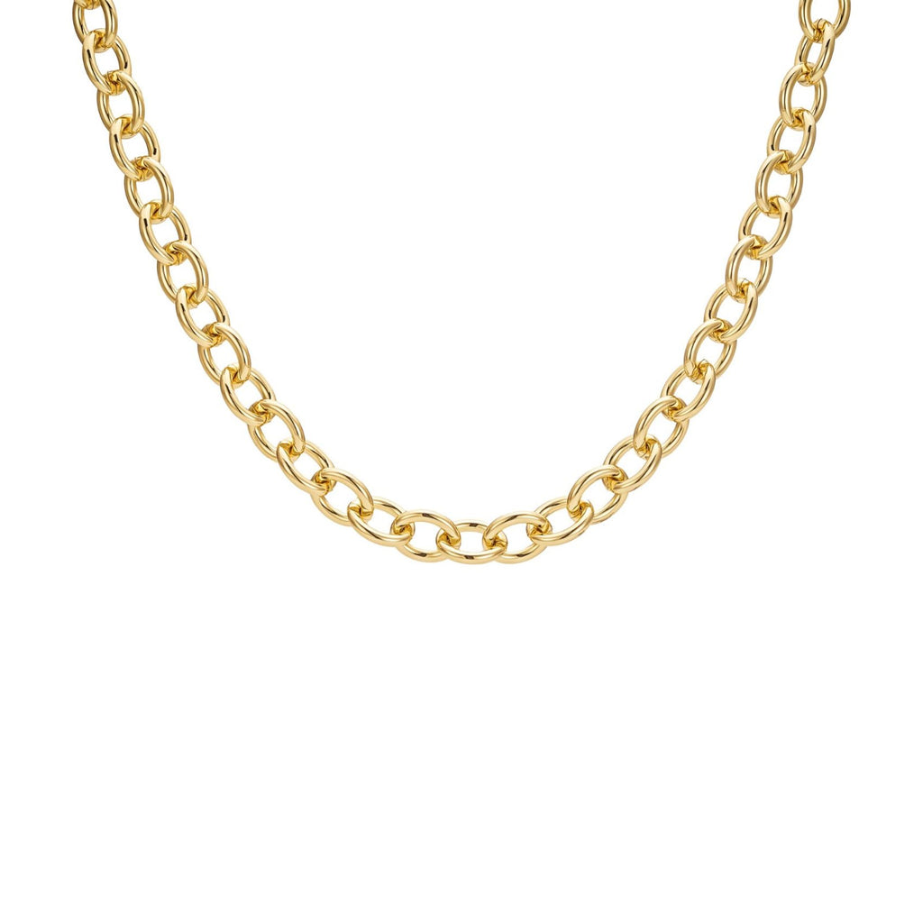 Oval Cable Chain Necklace
