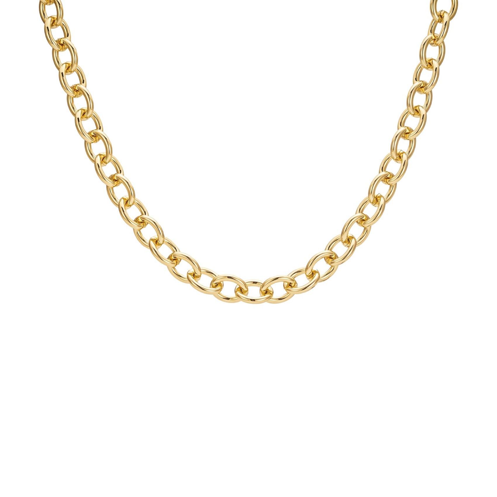 Oval Link Chain Necklace – Nazzar