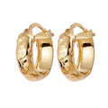 Hammered Hoop Earrings