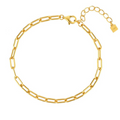 Bracelet chaîne avec trombone de 3 mm