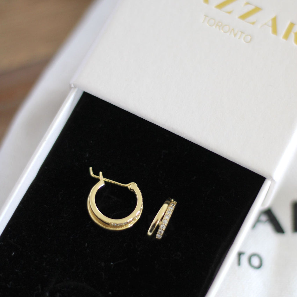 Twin Hoop Earrings