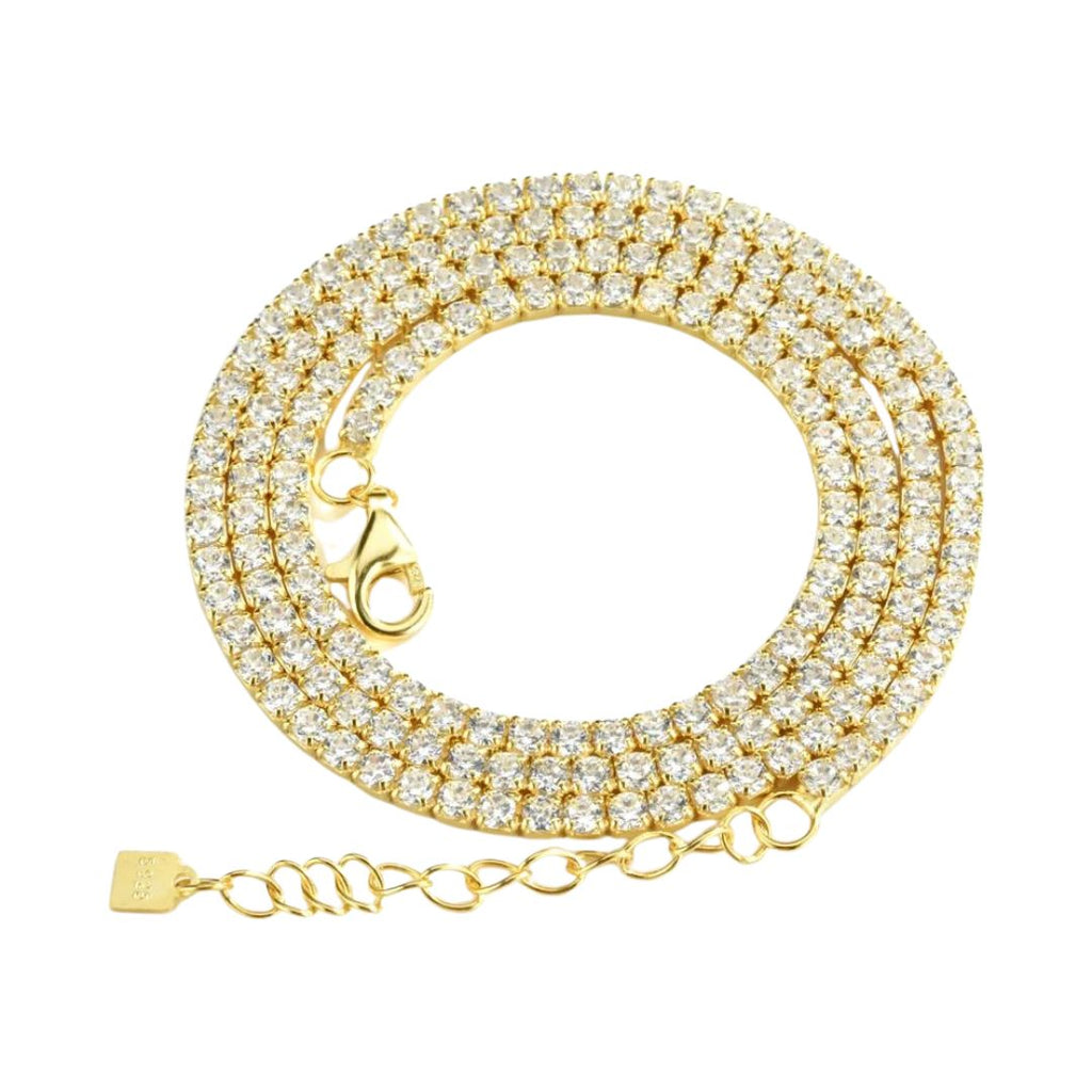 Gold Tennis Necklace