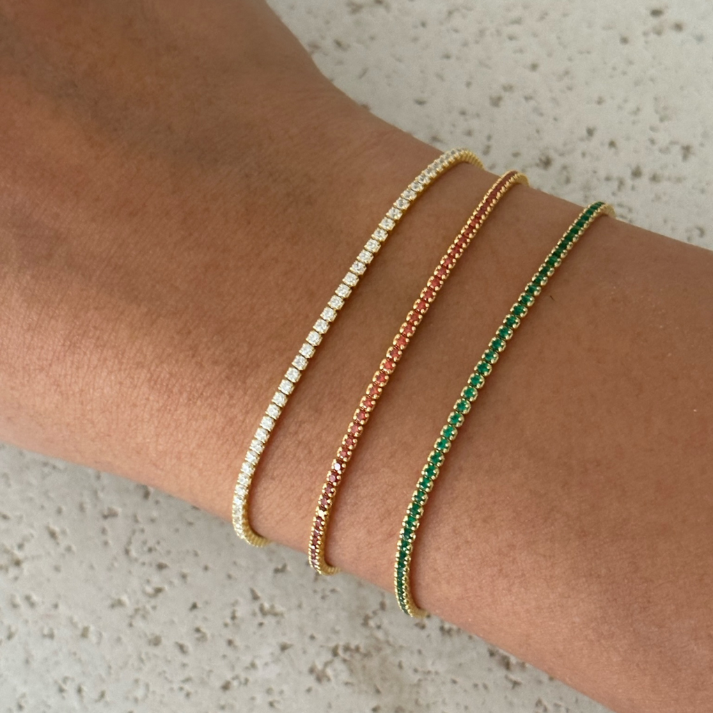 Bracelet Tennis Rouge