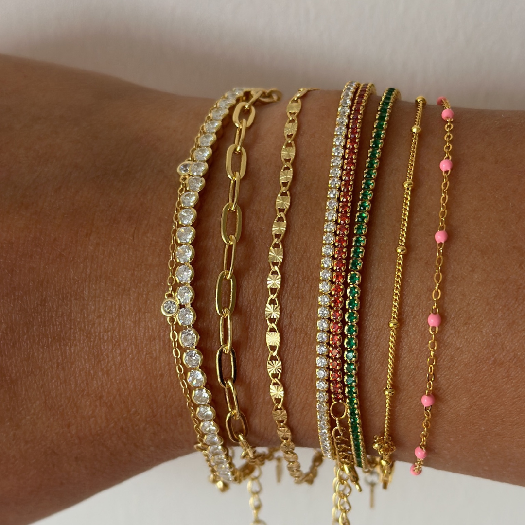 Bracelet Tennis Rouge