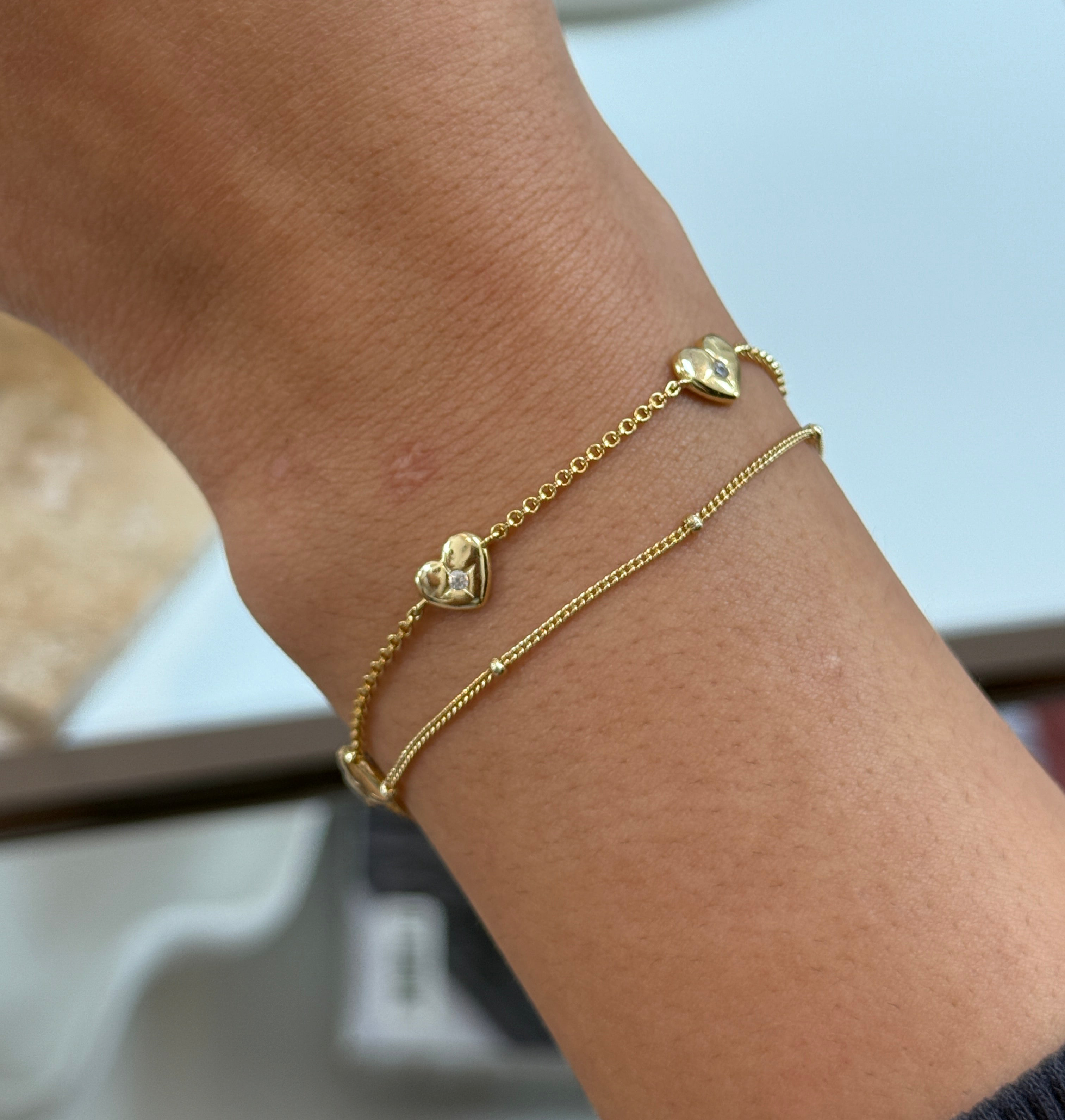 Bracelet perlé délicat