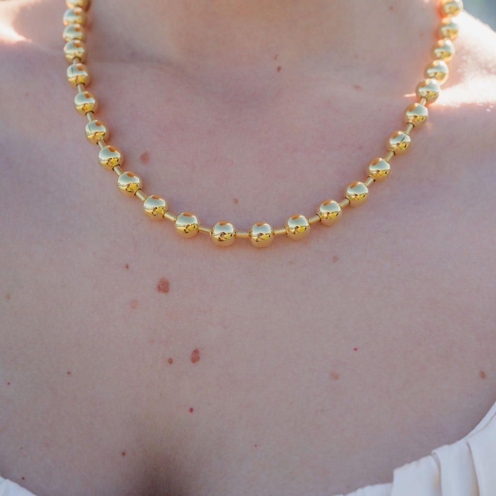 Super Puff Beaded Necklace