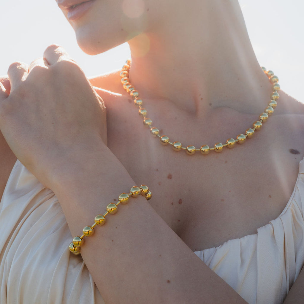 Super Puff Beaded Necklace