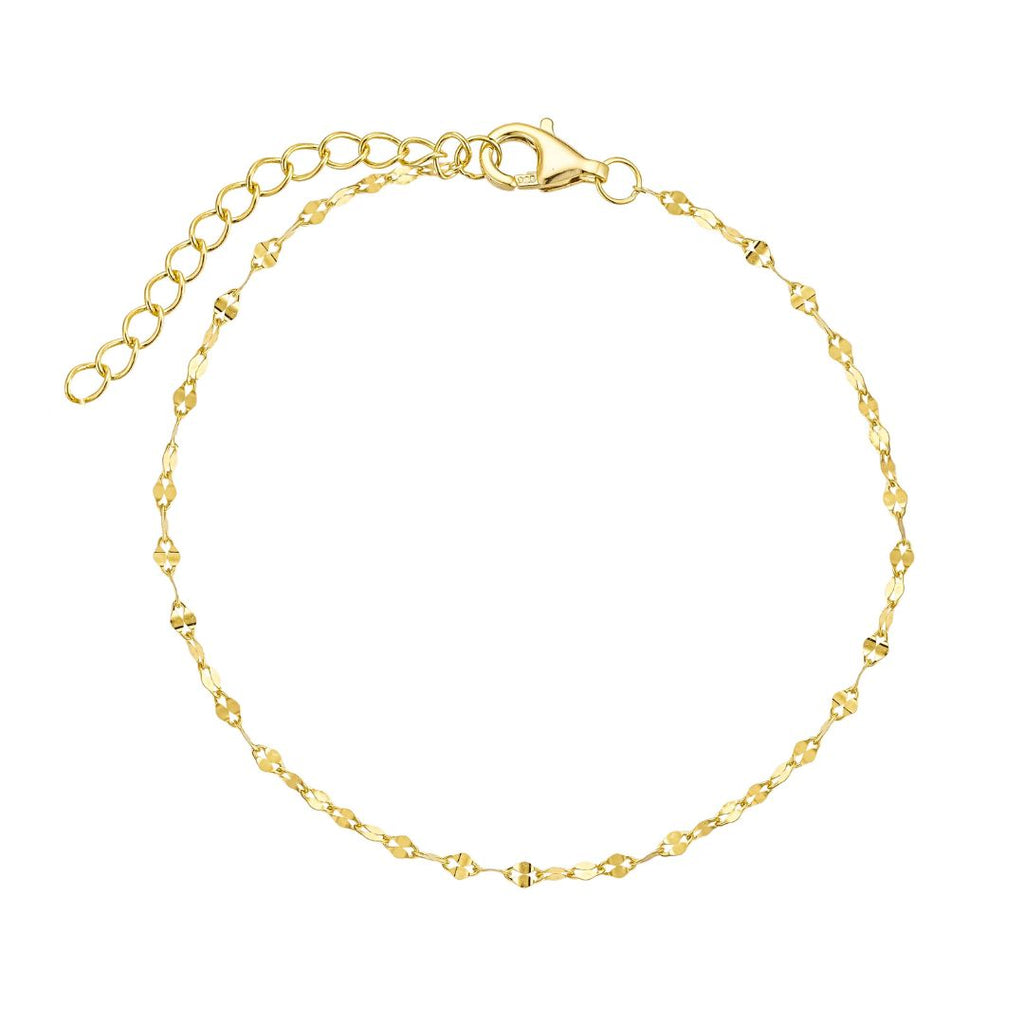 Dainty Gold Shimmer Bracelet