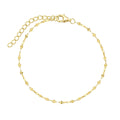 Dainty Gold Shimmer Bracelet
