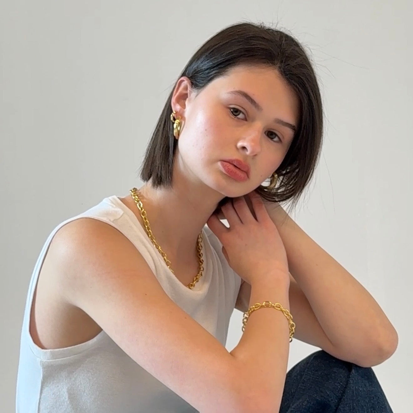 Oval Cable Chain Bracelet