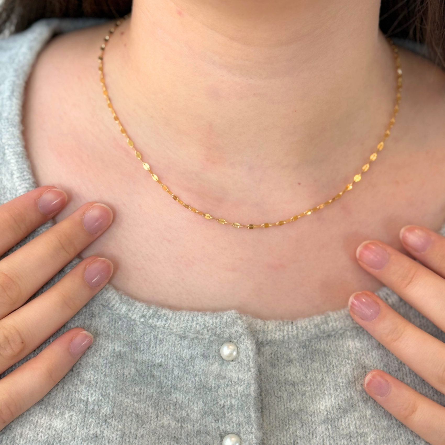 Dainty Sparkle Shimmer Necklace