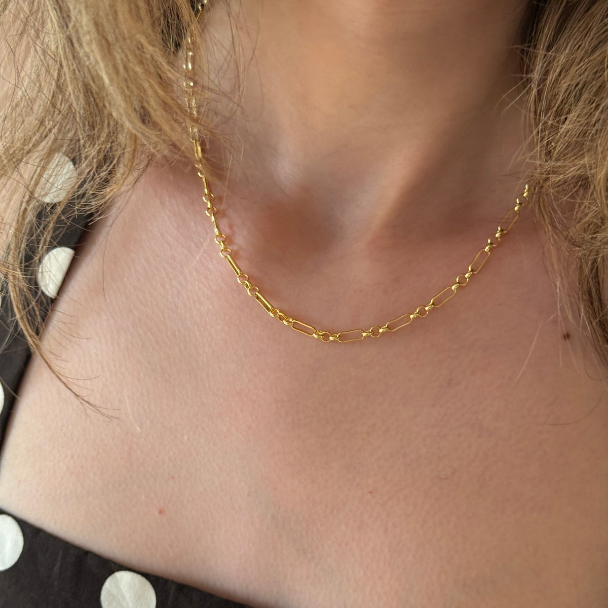 Figaro Link Chain & Bracelet Set