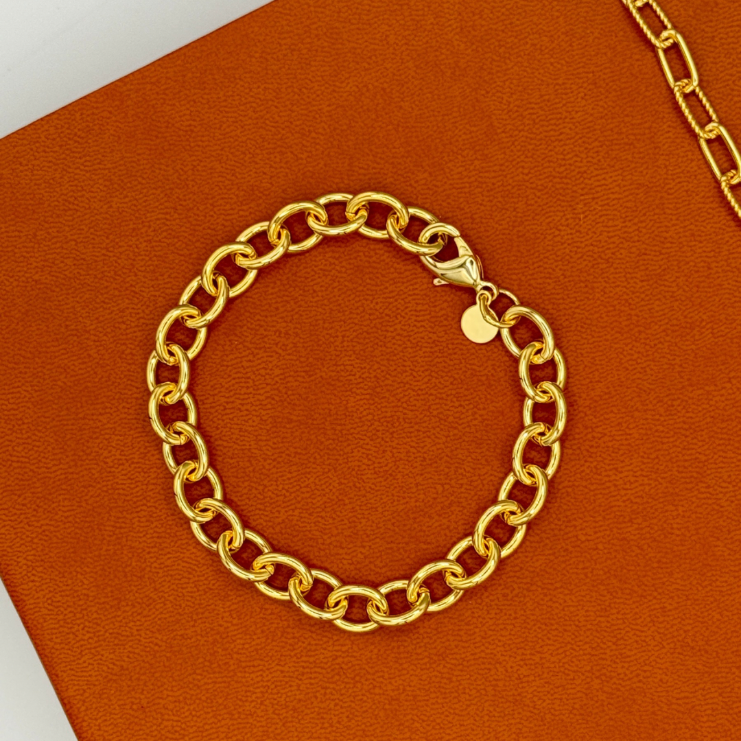 Oval Cable Chain Bracelet
