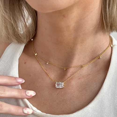 Collier de perles goutte