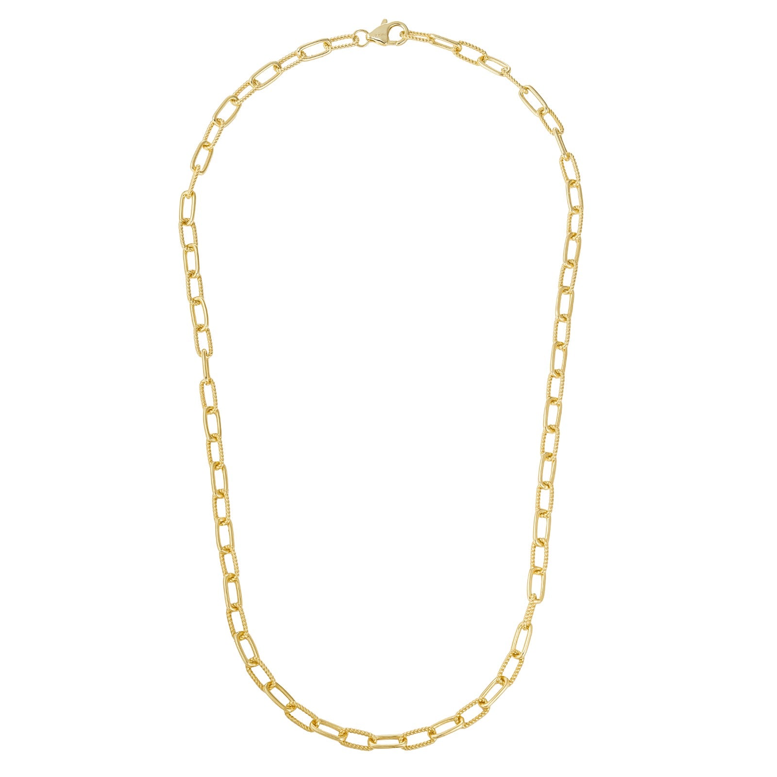 Twist Paperclip Chain Necklace