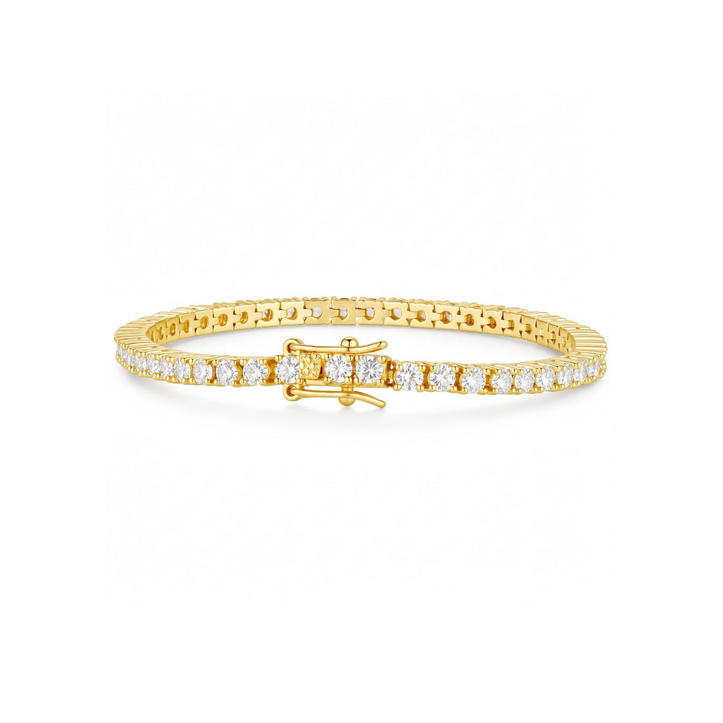 GOLD TENNIS BRACELET