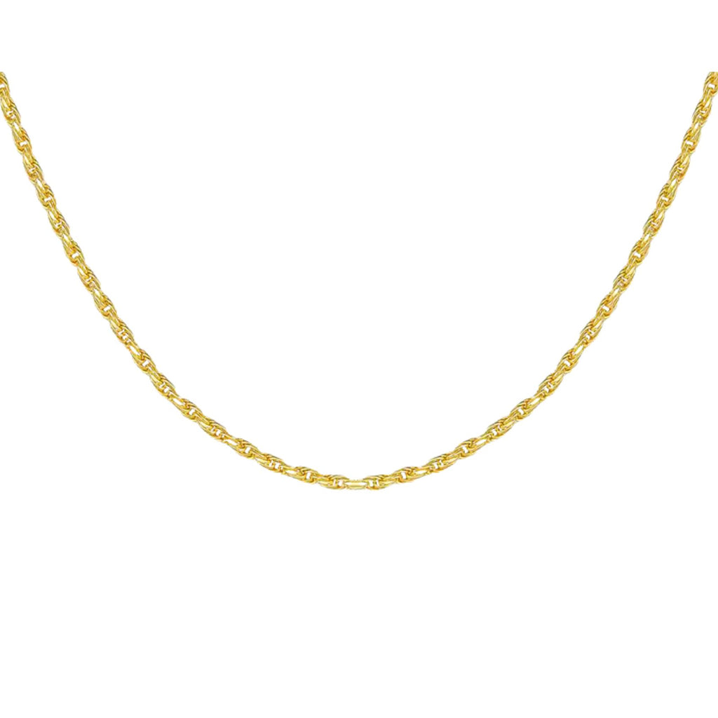 Collier torsadé délicat de 1,5 mm