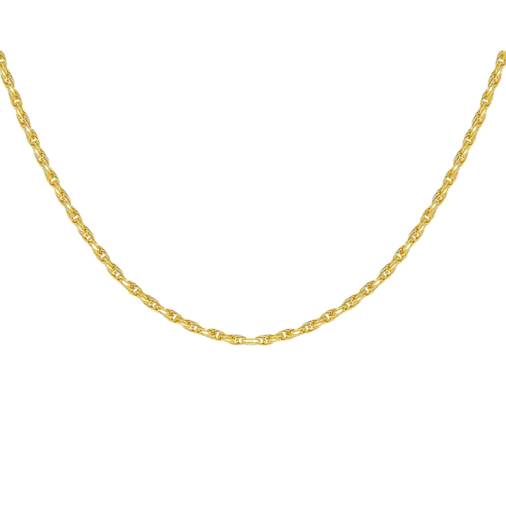 Collier torsadé délicat de 1,5 mm