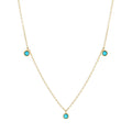 Collier de perles turquoise