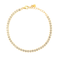Bracelet tennis rond délicat